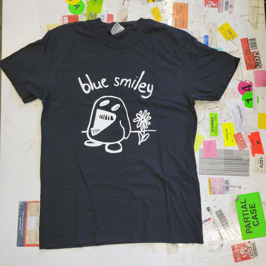blue smiley tshirt